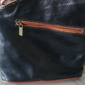 Elegant Black Leather Shoulder Bag